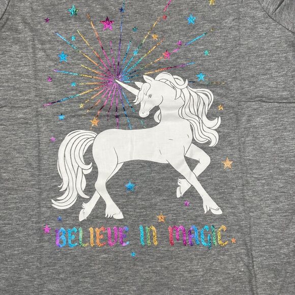 NWT 2 Piece So Favorite Graphic Kids Tee Shirt Girls Size 16 Plus Curved Hem - Picture 2 of 3